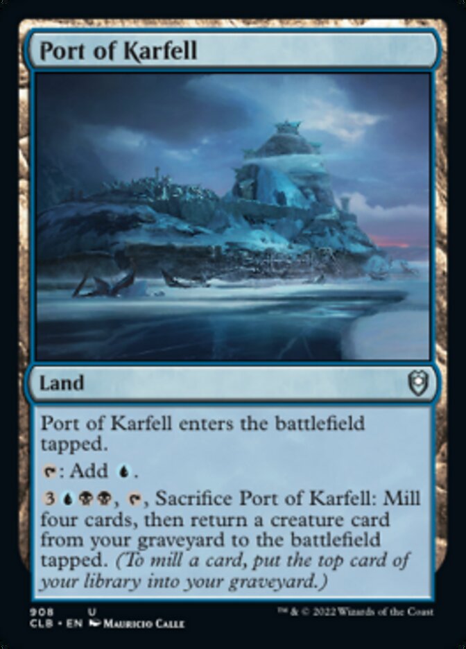 Port of Karfell [Commander Legends: Battle for Baldur's Gate] Magic: The Gathering