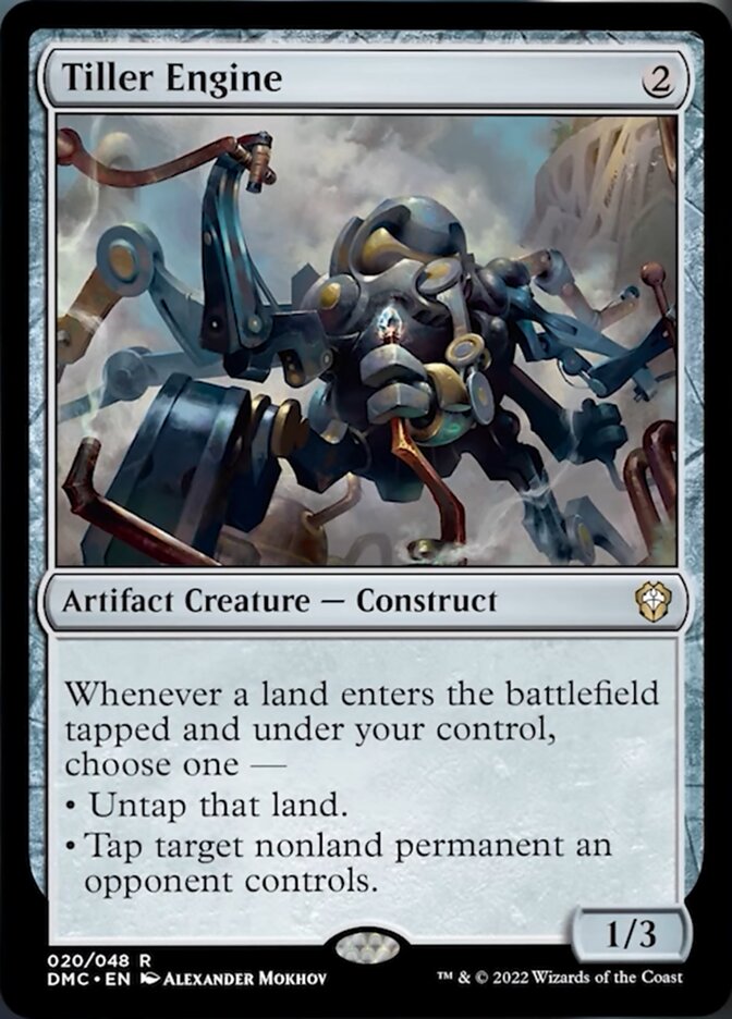 Tiller Engine [Dominaria United Commander] Magic: The Gathering