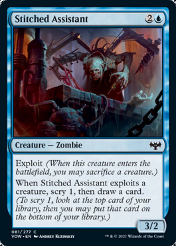 Stitched Assistant [Innistrad: Crimson Vow] Magic: The Gathering