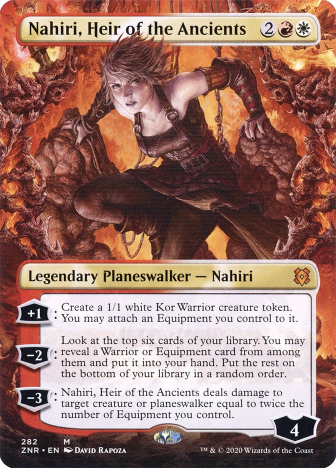 Nahiri, Heir of the Ancients (Borderless) [Zendikar Rising] Magic: The Gathering