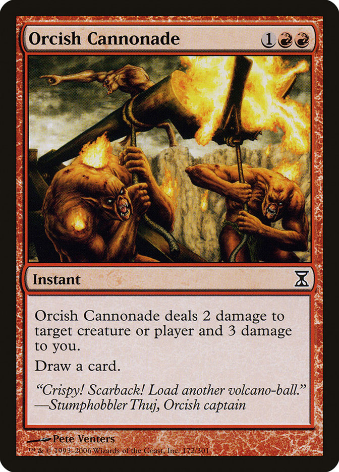 Orcish Cannonade [Time Spiral] Magic: The Gathering