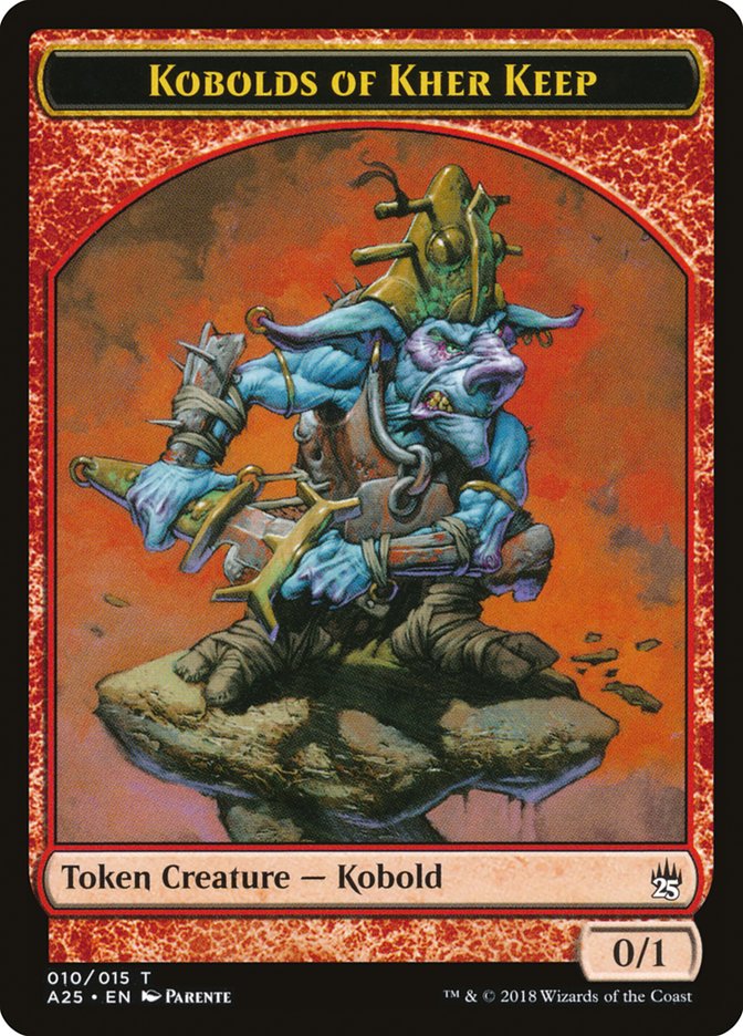 Kobolds of Kher Keep Token [Masters 25 Tokens] Magic: The Gathering