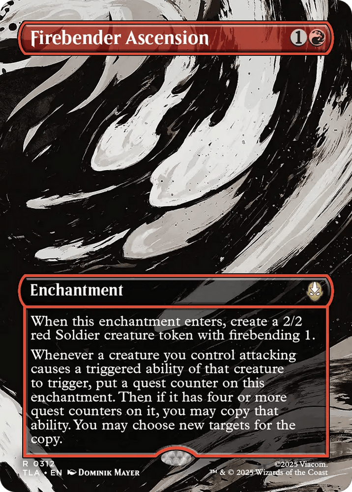 Firebender Ascension (Borderless) [Avatar: The Last Airbender]