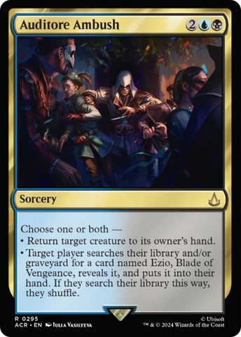 Auditore Ambush [Assassin's Creed] Magic: The Gathering