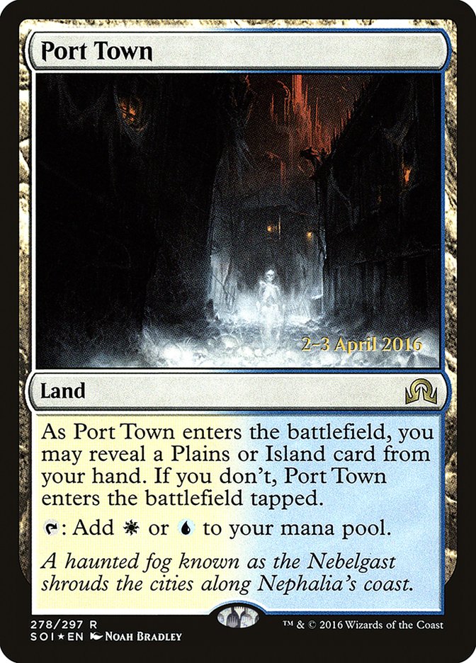 Port Town [Shadows over Innistrad Prerelease Promos] Magic: The Gathering