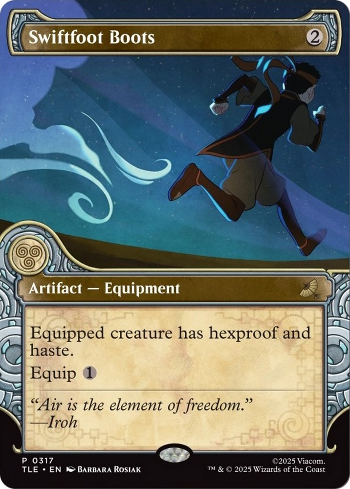 Swiftfoot Boots (Showcase) [Avatar: The Last Airbender: Eternal-Legal] Magic: The Gathering