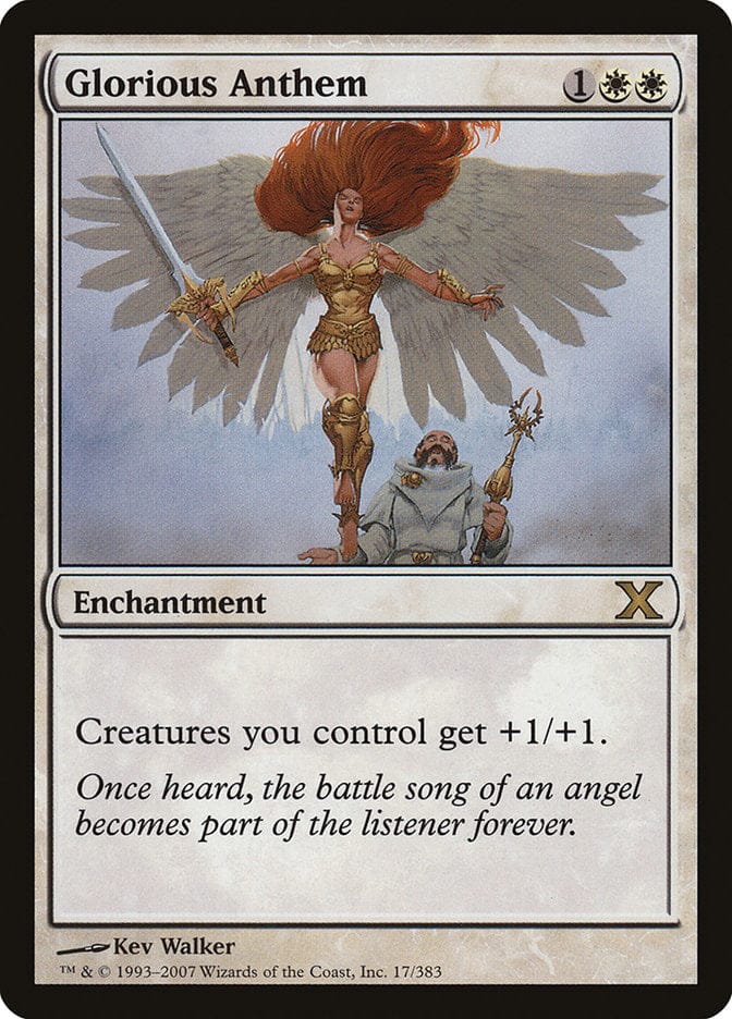 Glorious Anthem [Tenth Edition] Magic: The Gathering