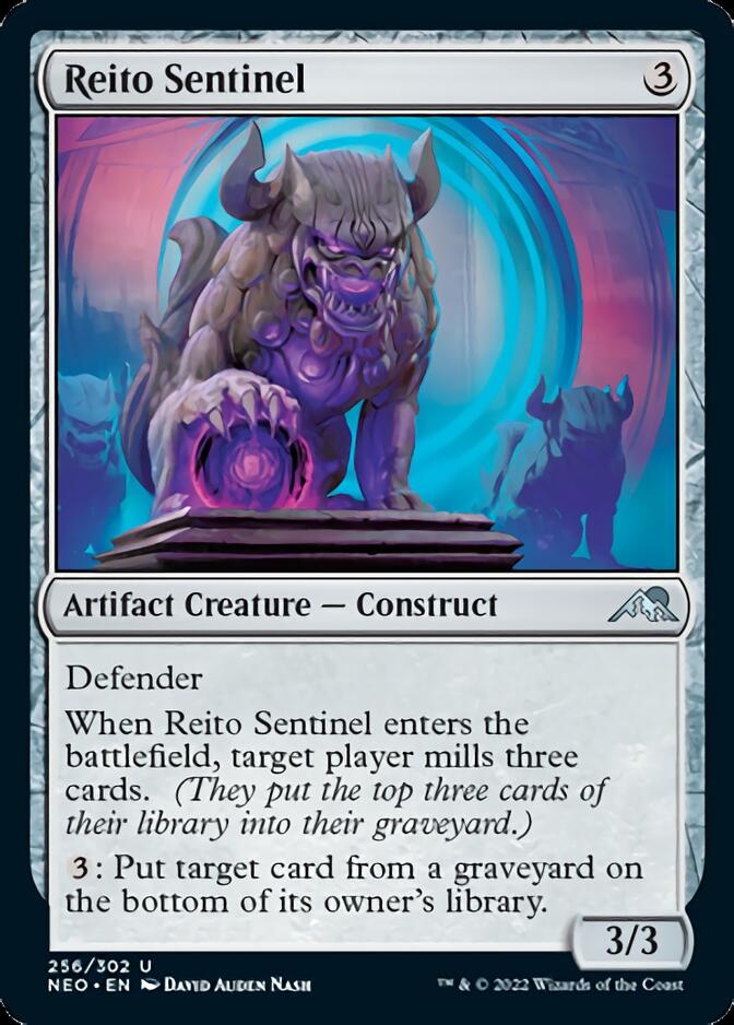 Reito Sentinel [Kamigawa: Neon Dynasty] Magic: The Gathering