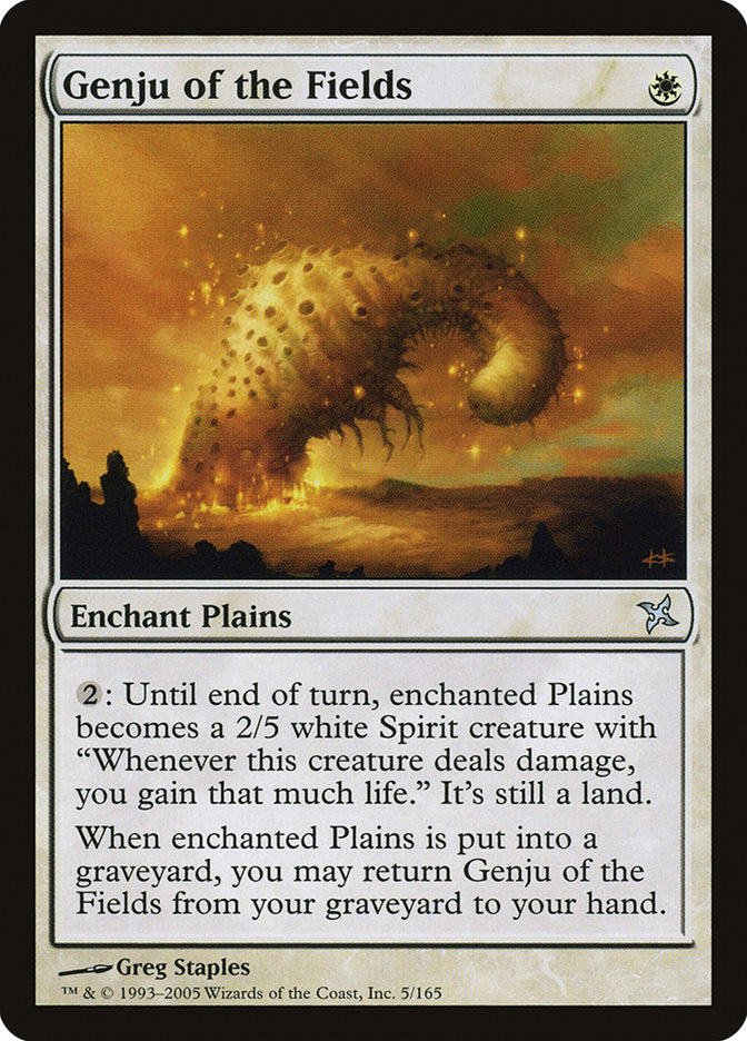 Genju of the Fields [Betrayers of Kamigawa] Magic: The Gathering