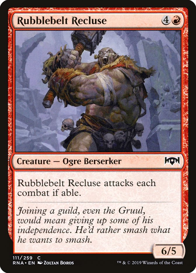 Rubblebelt Recluse [Ravnica Allegiance] Magic: The Gathering