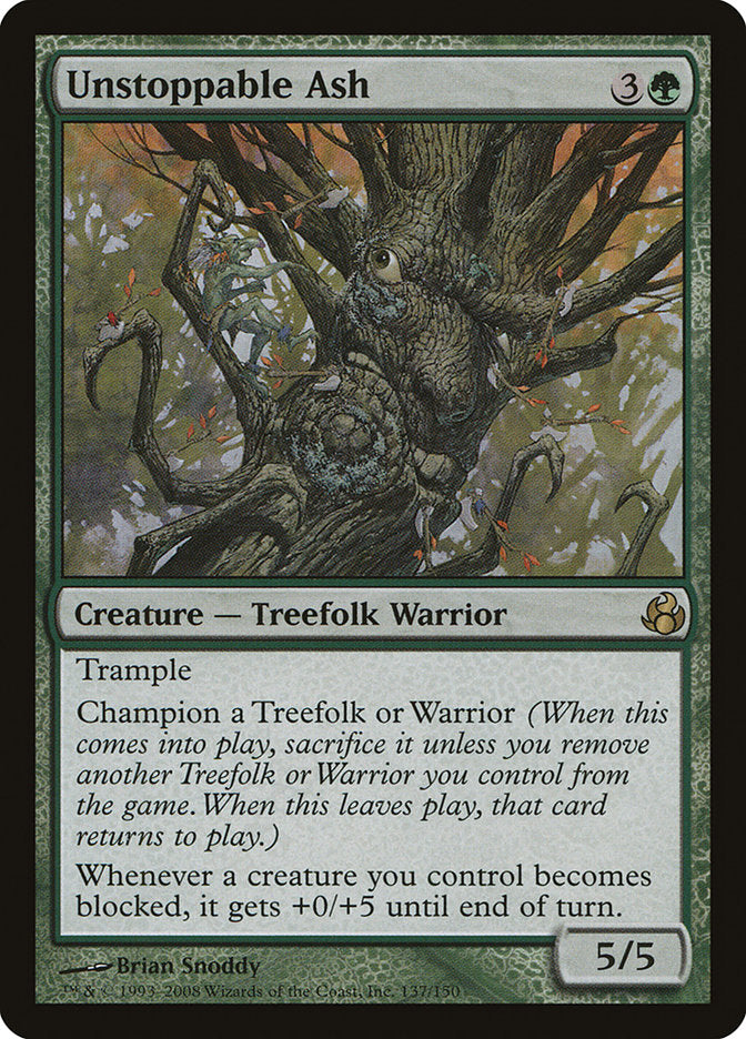 Unstoppable Ash [Morningtide] Magic: The Gathering