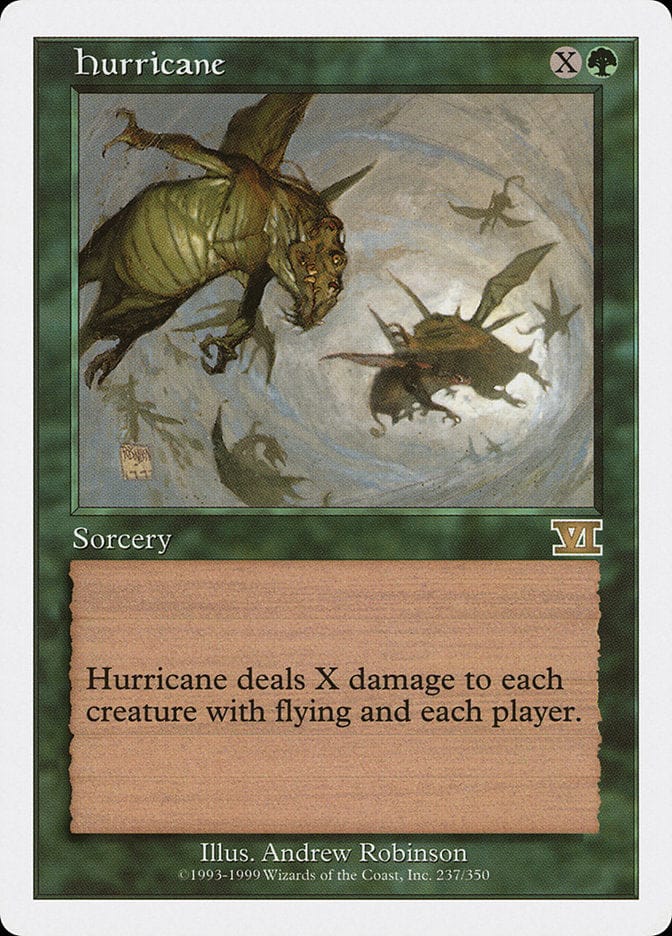 Hurricane [Classic Sixth Edition] Magic: The Gathering