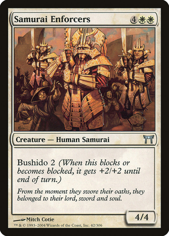 Samurai Enforcers [Champions of Kamigawa] Magic: The Gathering