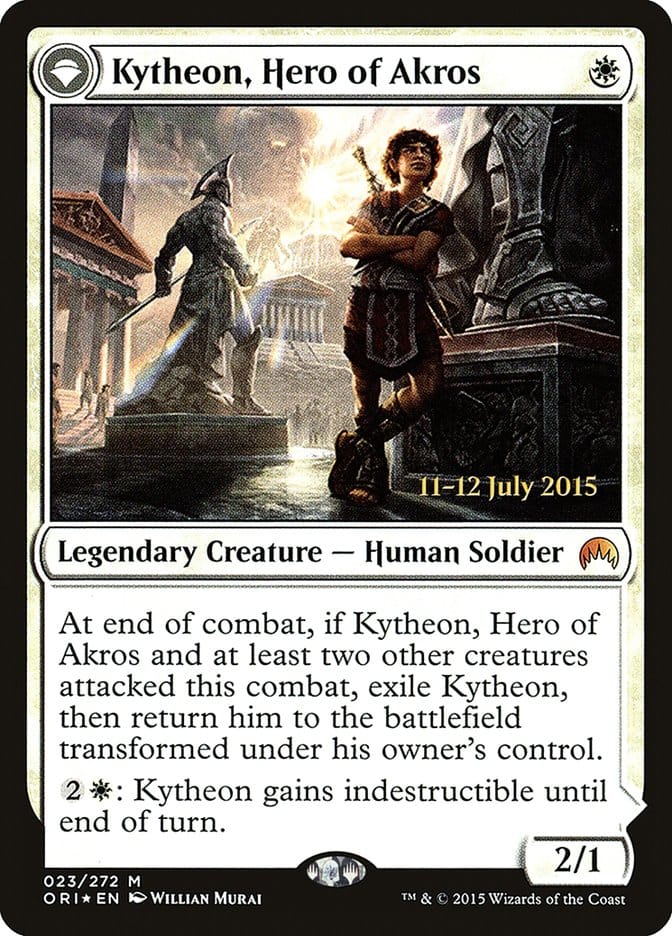 Kytheon, Hero of Akros // Gideon, Battle-Forged [Magic Origins Prerelease Promos] Magic: The Gathering