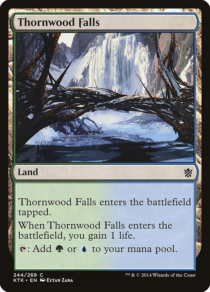 Thornwood Falls [Khans of Tarkir] Magic: The Gathering