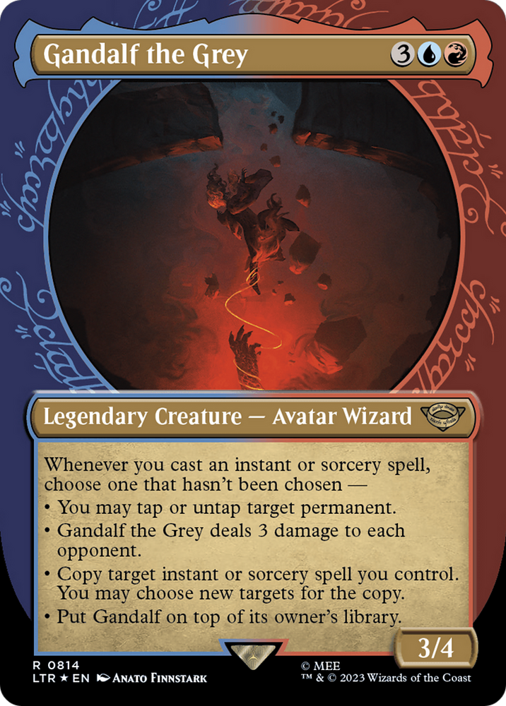 Gandalf the Grey (Showcase) (Surge Foil) [The Lord of the Rings: Tales of Middle-Earth] Magic: The Gathering