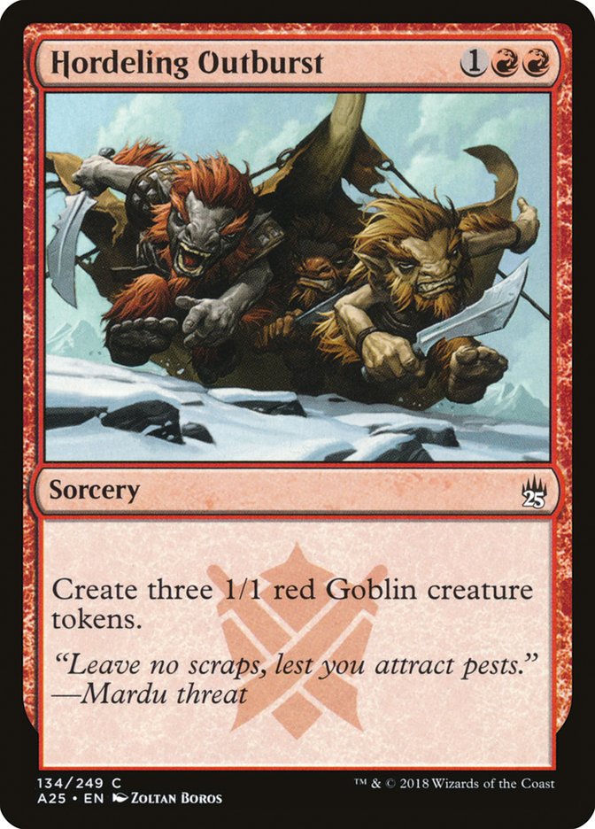 Hordeling Outburst [Masters 25] Magic: The Gathering
