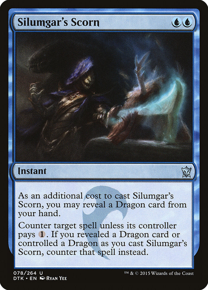 Silumgar's Scorn [Dragons of Tarkir] Magic: The Gathering