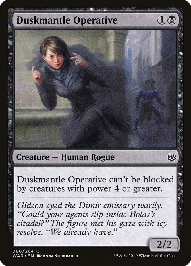 Duskmantle Operative [War of the Spark] Magic: The Gathering