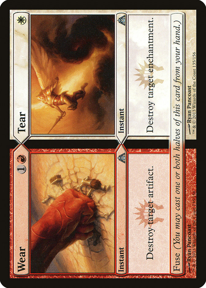 Wear // Tear [Dragon's Maze] Magic: The Gathering