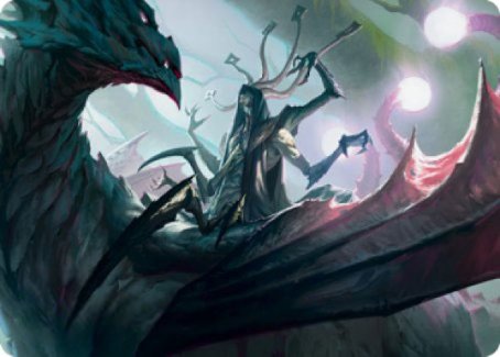 Specter of the Fens Art Card [Strixhaven: School of Mages Art Series] Magic: The Gathering