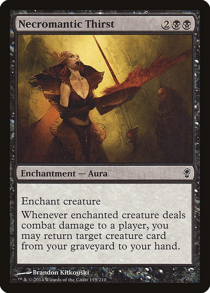 Necromantic Thirst [Conspiracy] Magic: The Gathering