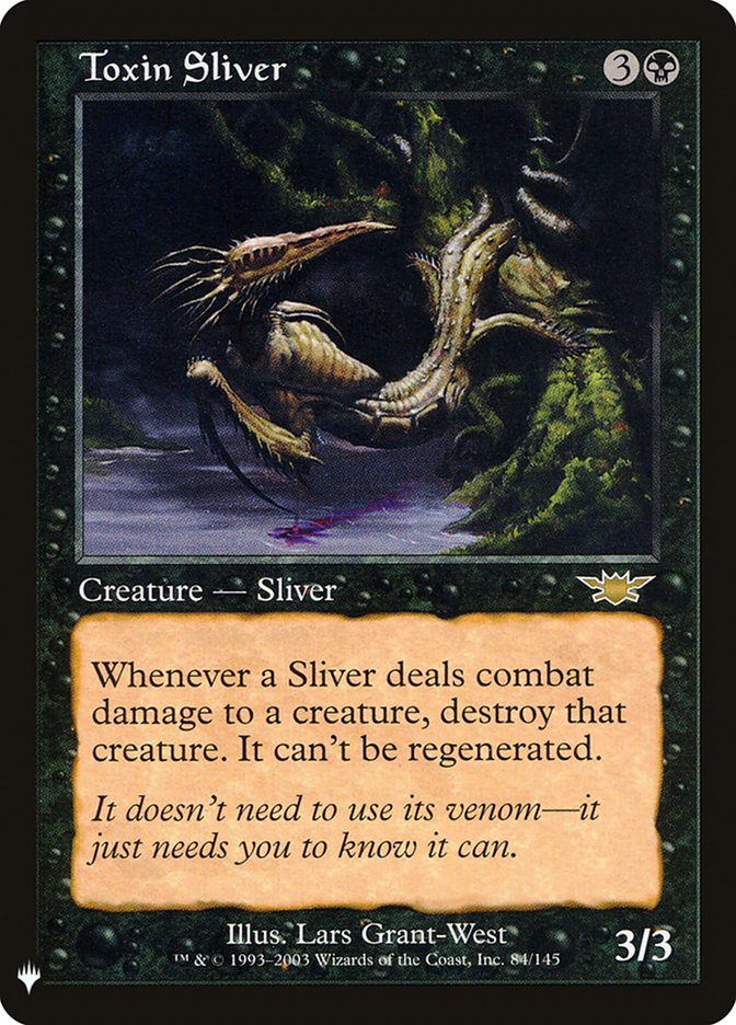 Toxin Sliver [Mystery Booster] Magic: The Gathering