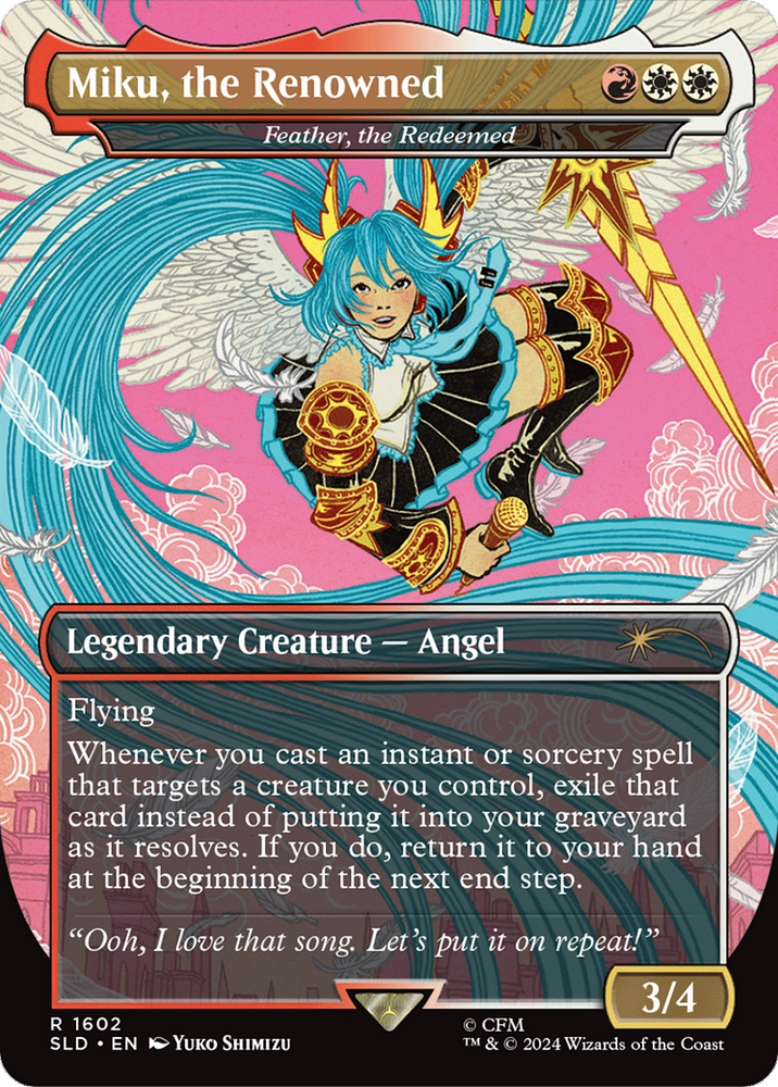 Miku, the Renowned - Feather, the Redeemed [Secret Lair Drop Series] Magic: The Gathering