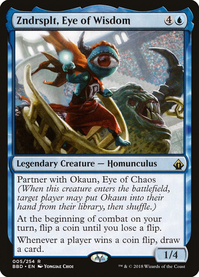 Zndrsplt, Eye of Wisdom [Battlebond] Magic: The Gathering