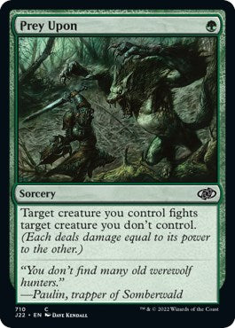 Prey Upon [Jumpstart 2022] Magic: The Gathering