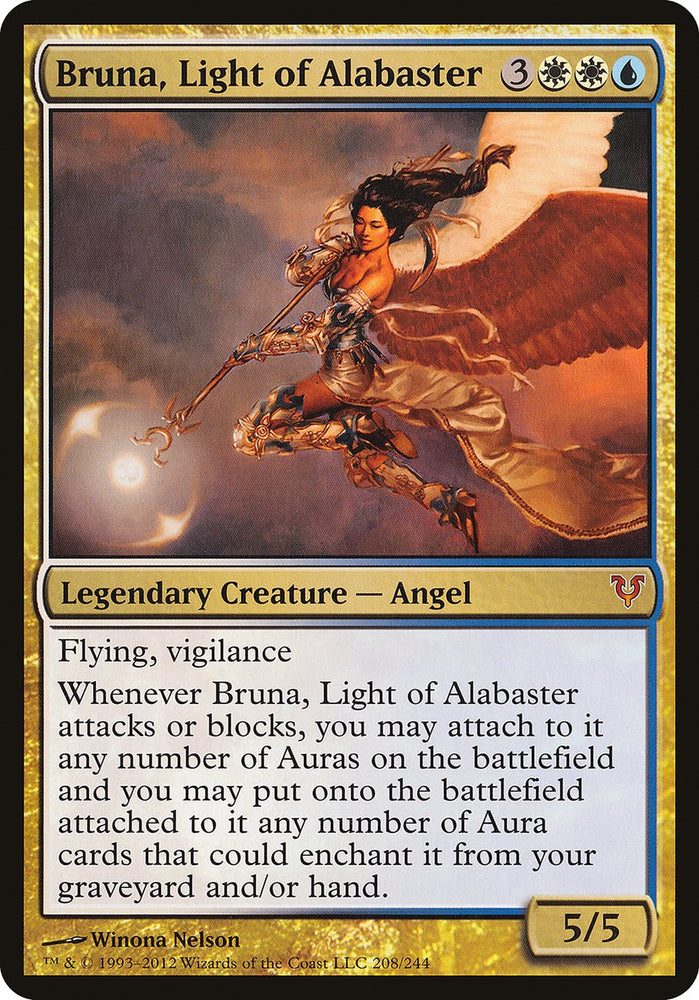 Bruna, Light of Alabaster (Oversized) [Open the Helvault] Magic: The Gathering
