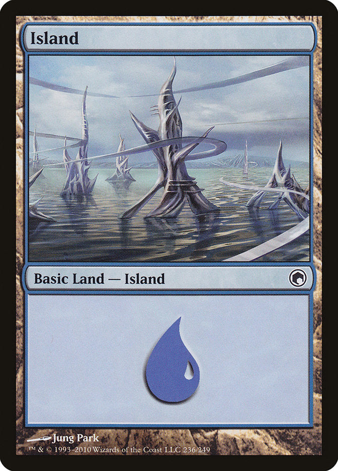 Island (236) [Scars of Mirrodin] Magic: The Gathering