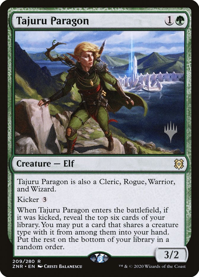 Tajuru Paragon (Promo Pack) [Zendikar Rising Promos] Magic: The Gathering