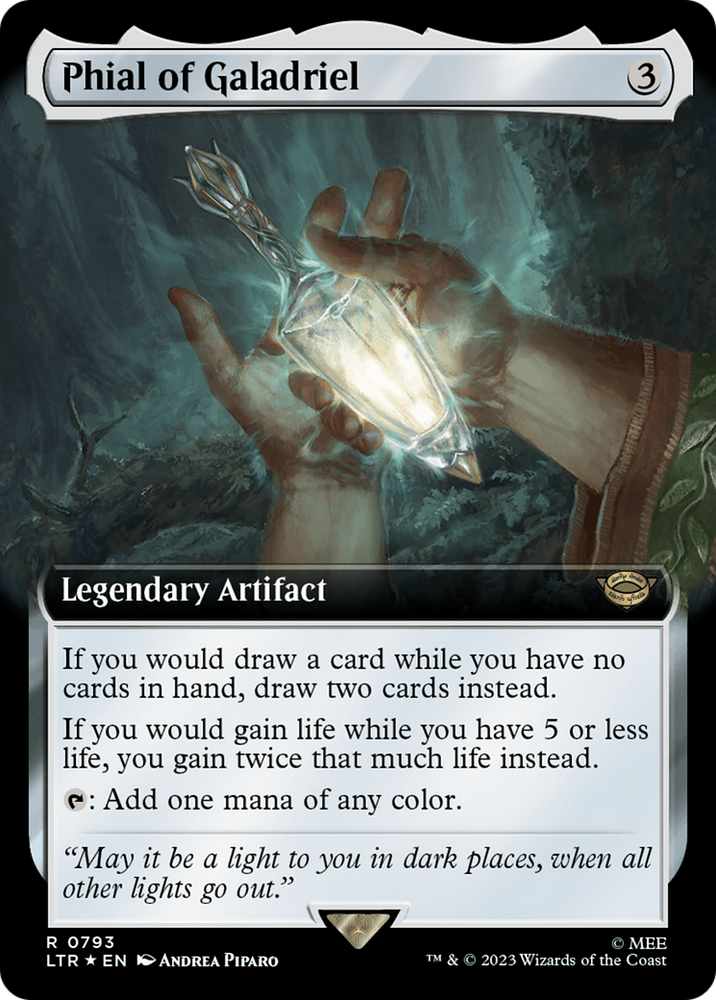 Phial of Galadriel (Extended Art) (Surge Foil) [The Lord of the Rings: Tales of Middle-Earth] Magic: The Gathering