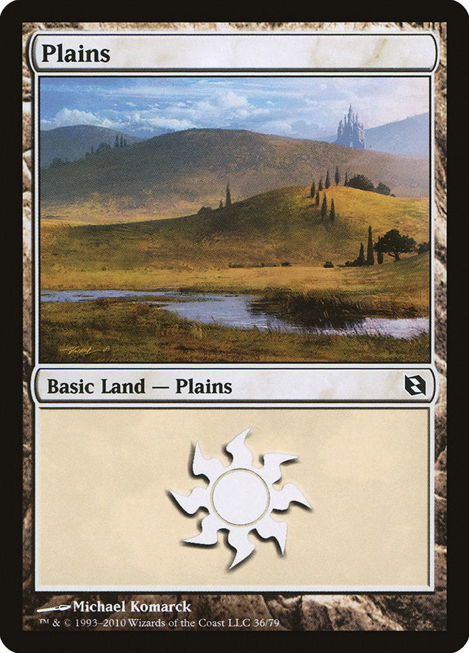 Plains (36) [Duel Decks: Elspeth vs. Tezzeret] Magic: The Gathering