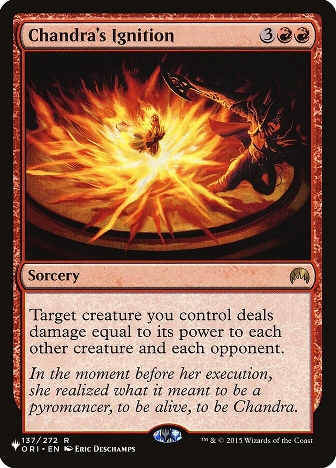 Chandra's Ignition [Secret Lair: Heads I Win, Tails You Lose] Magic: The Gathering