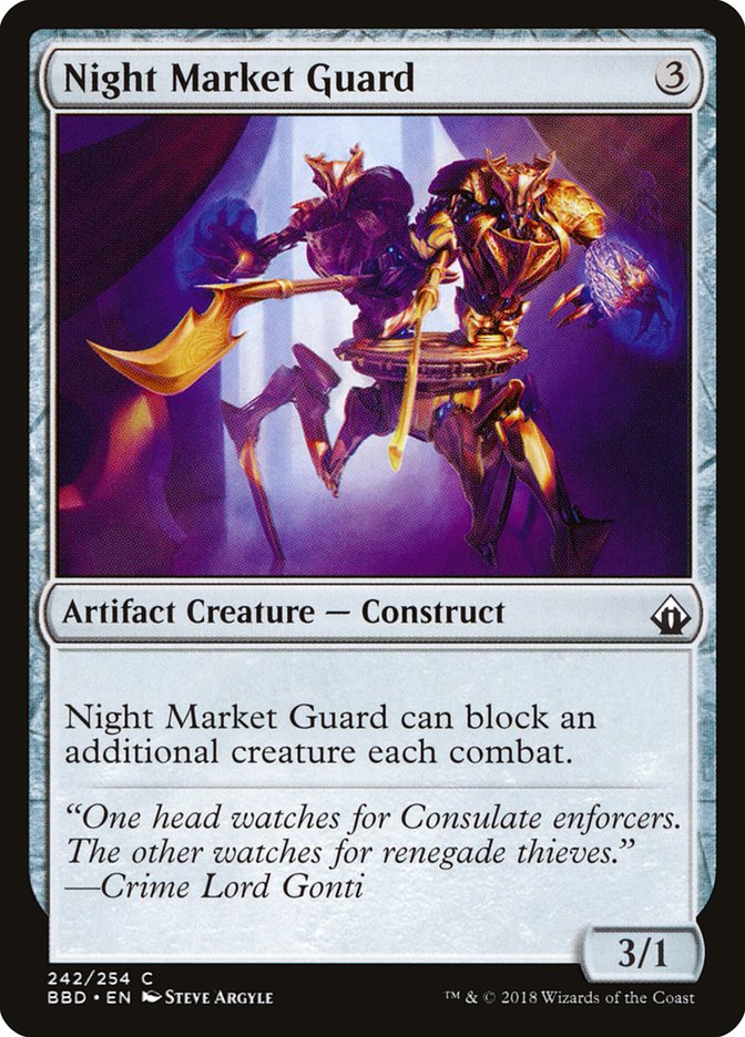 Night Market Guard [Battlebond] Magic: The Gathering