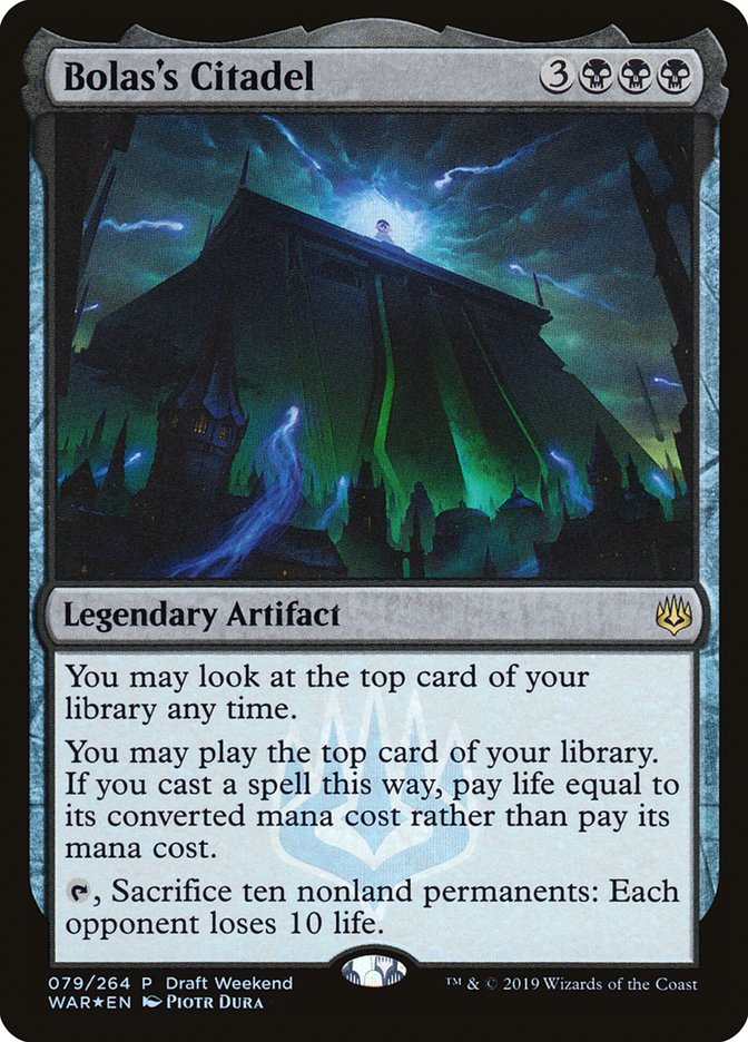 Bolas's Citadel (Draft Weekend) [War of the Spark Promos] Magic: The Gathering