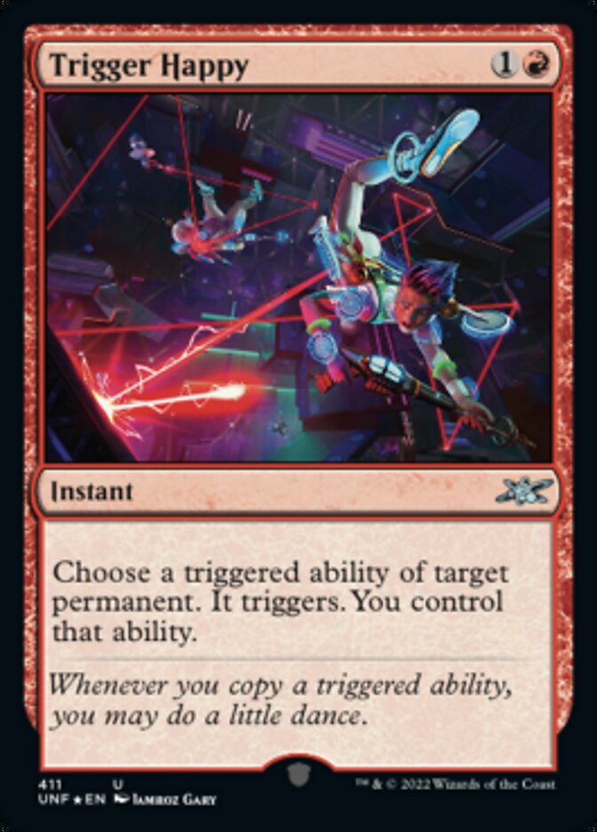 Trigger Happy (Galaxy Foil) [Unfinity] Magic: The Gathering
