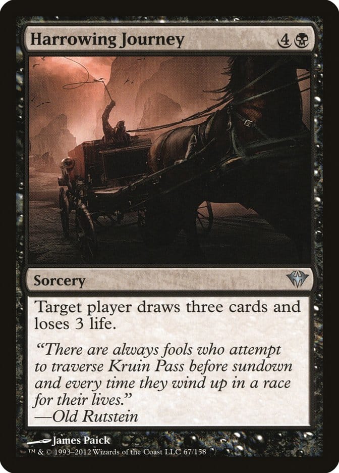 Harrowing Journey [Dark Ascension] Magic: The Gathering