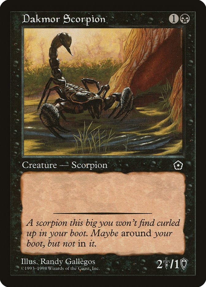 Dakmor Scorpion [Portal Second Age] Magic: The Gathering