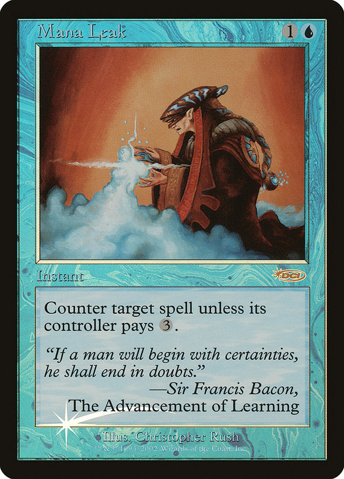 Mana Leak [Arena League 2002] Magic: The Gathering