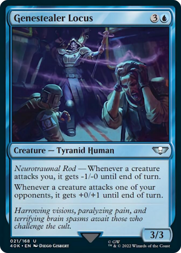 Genestealer Locus (Surge Foil) [Warhammer 40,000] Magic: The Gathering