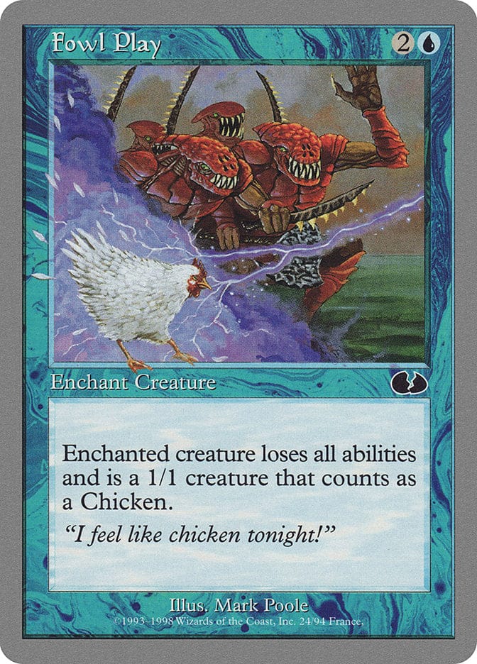 Fowl Play [Unglued] Magic: The Gathering