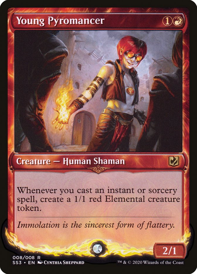 Young Pyromancer [Signature Spellbook: Chandra] Magic: The Gathering