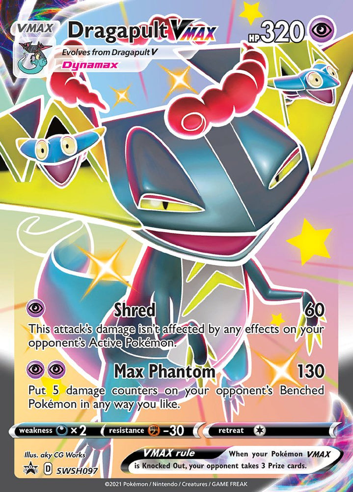 Dragapult VMAX (SWSH097) (Jumbo Card) [Sword & Shield: Black Star Promos] Pokémon