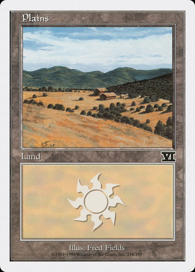 Plains (334) [Classic Sixth Edition] Magic: The Gathering