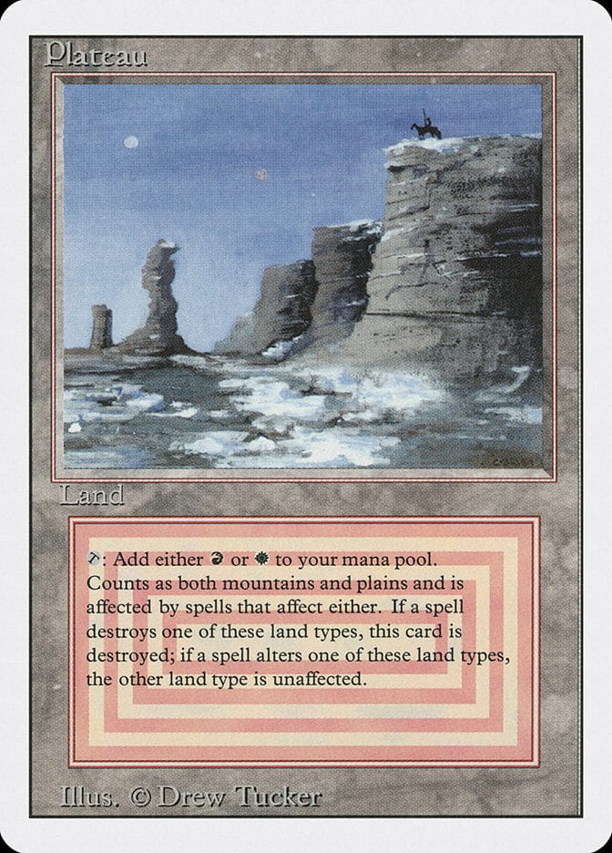 Plateau [Revised Edition] Magic: The Gathering
