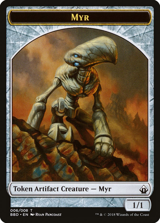 Myr Token [Battlebond Tokens] Magic: The Gathering