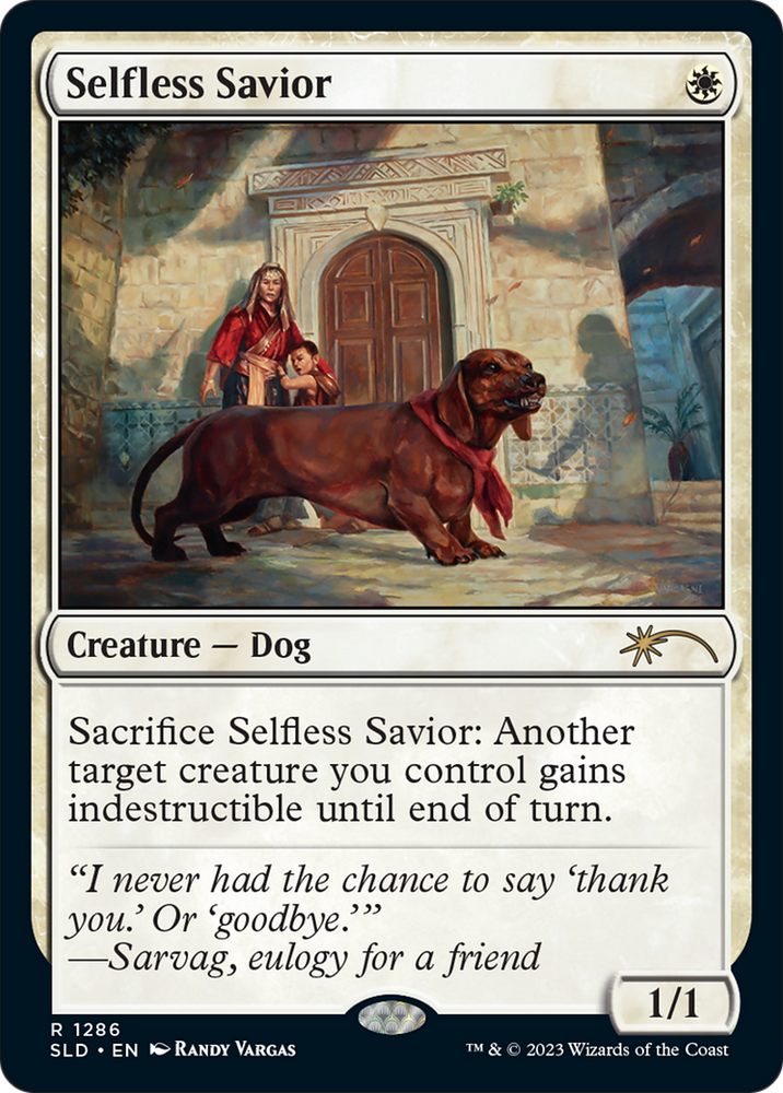 Selfless Savior [Secret Lair Drop Series] Magic: The Gathering